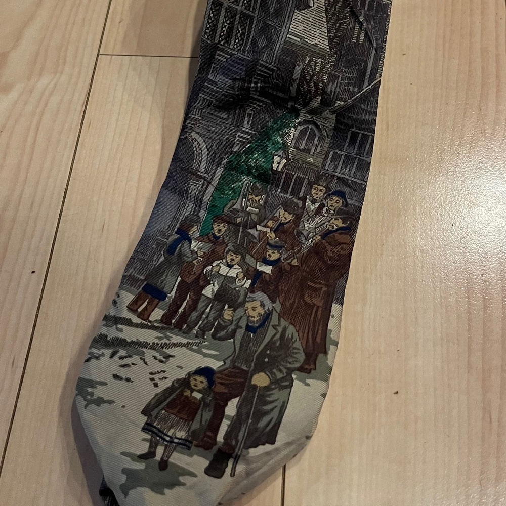 Lands' End Christmas tie - Picture 1 of 4